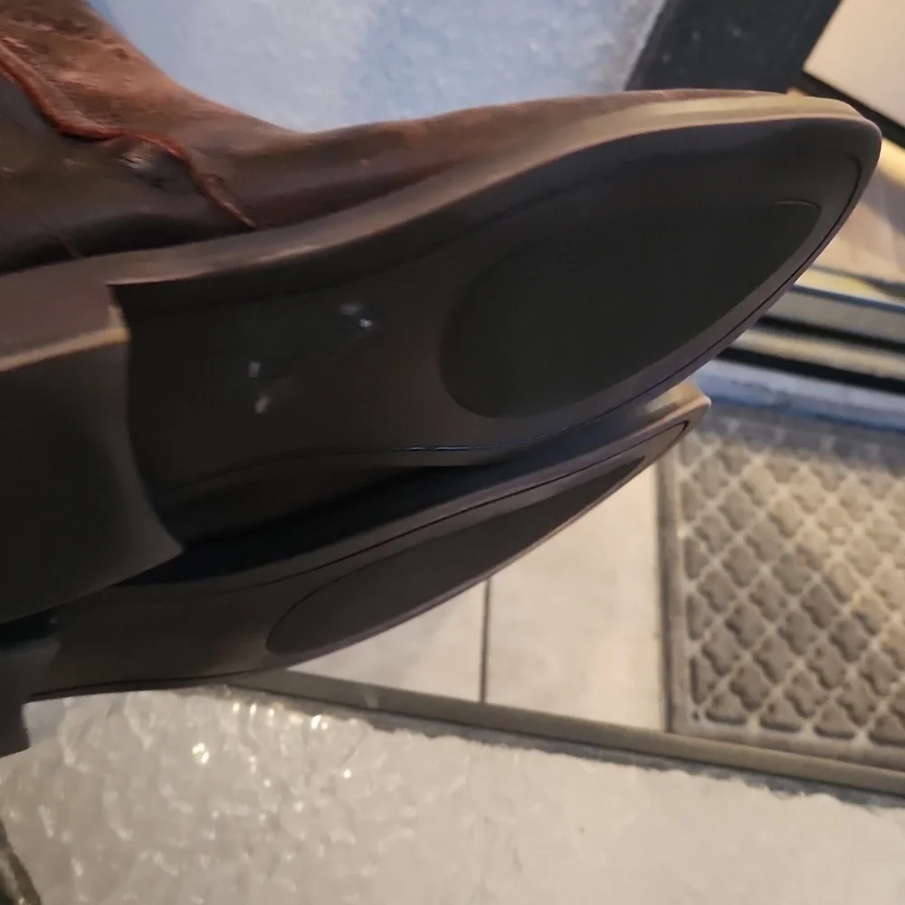 Aston Grey Men's Brown Leather Boots
